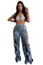 Load image into Gallery viewer, WOMEN FASHION STYLE DENIM PANTS