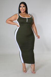 Esmay Dress Mustard or Black/White